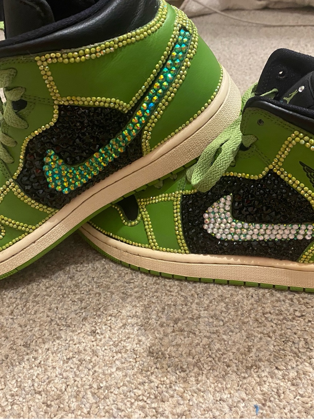 Jordan-1 2022 Altitude’s with metal lace tips. - Picture 3 of 13